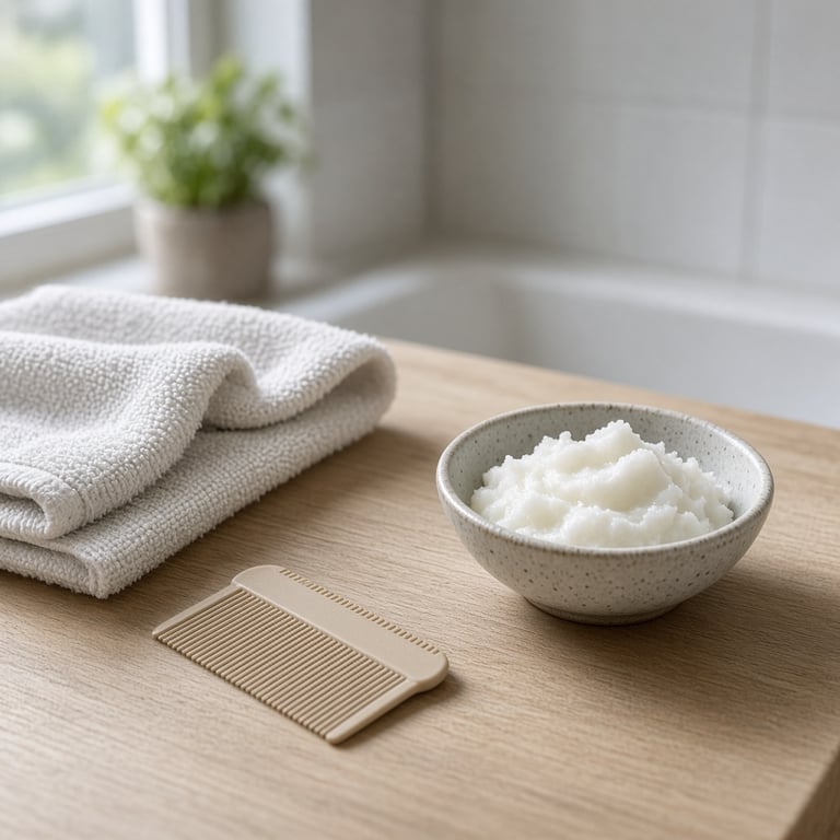 Dette tar knekken på hodelusa med lusekam og naturlig lusemiddel