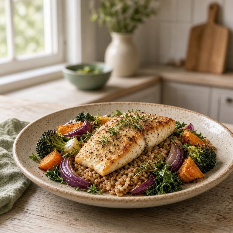 Et sunt og hjertevennlig kosthold med mer grønnsaker, fisk og fullkorn